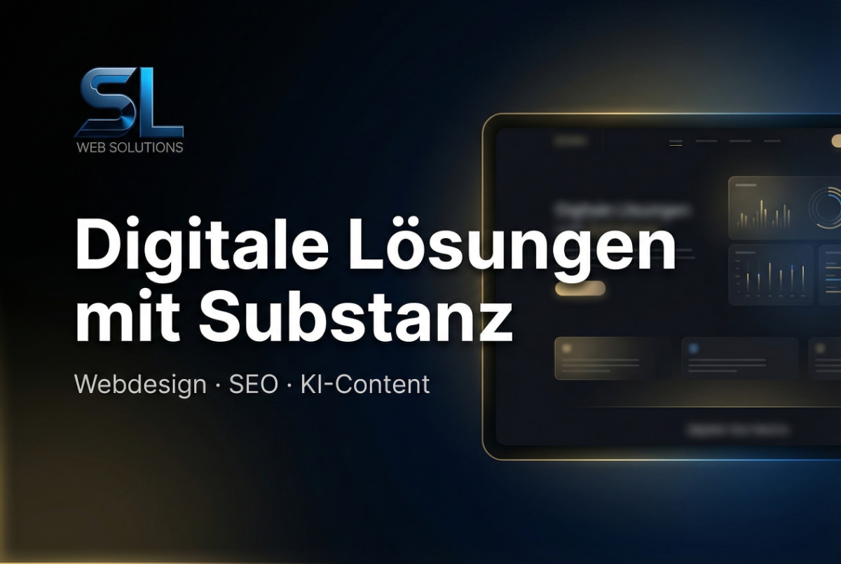 Webdesign, KI-Videos und mehr – SL Web Solutions